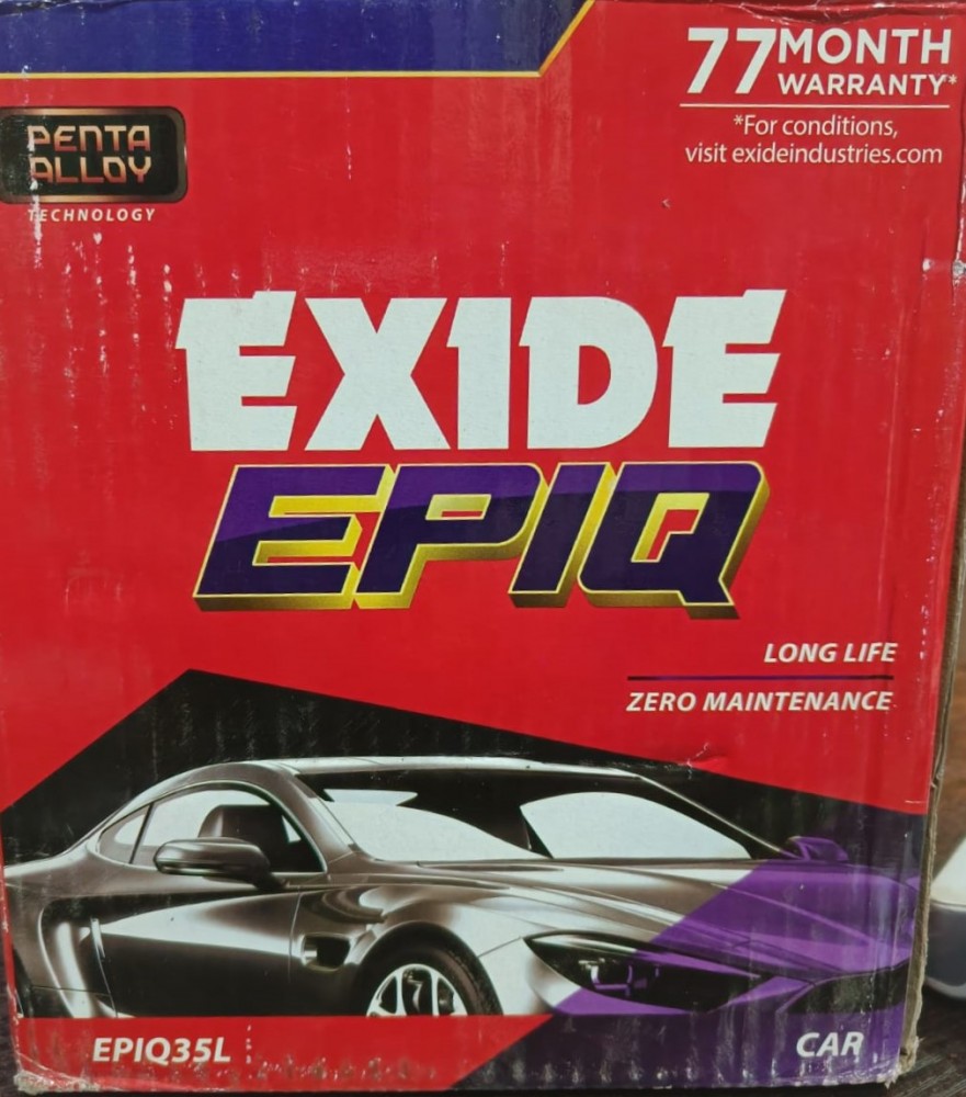 exide epiq battery price